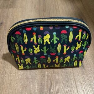 Dabney Lee cosmetic bag cactus print